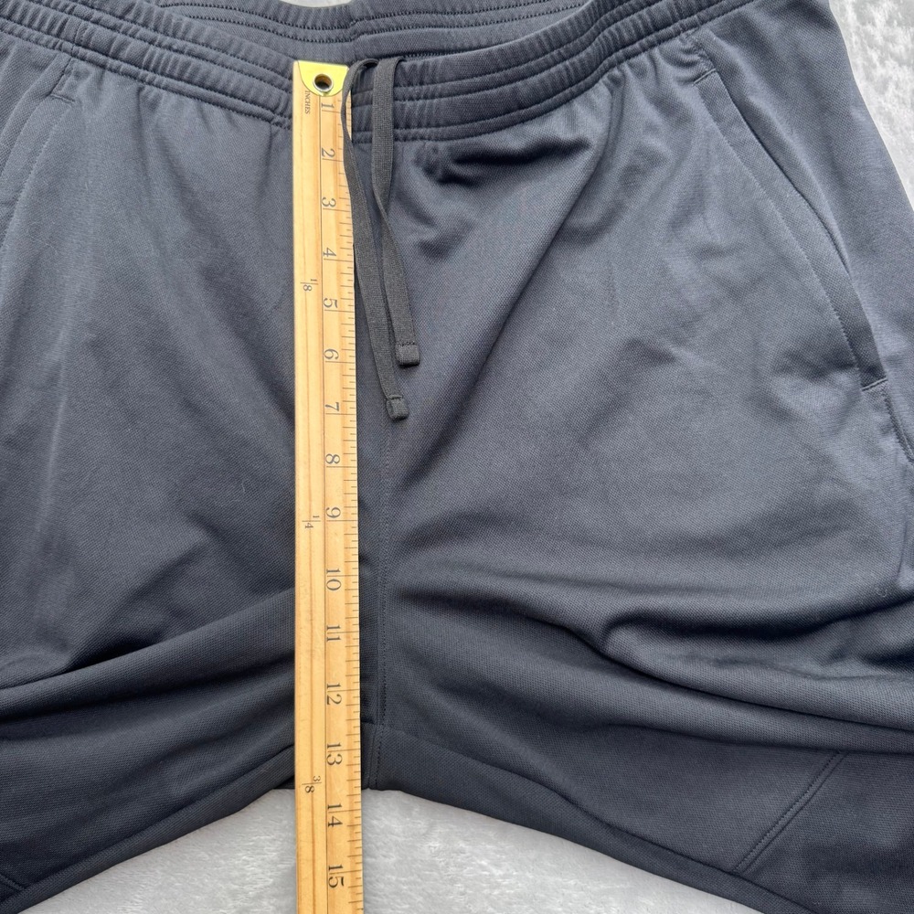 Under Armour Joggers Men XXL Black 1366203 Fitted Pique Track Pants Athletic - Picture 8 of 14